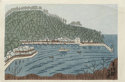Mihonoseki from an untitled series of scenic views of Japan